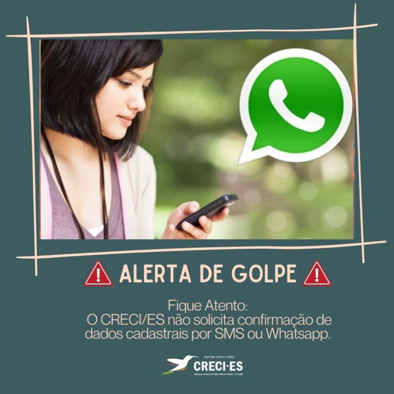 ATENÇÃO ALERTA de GOLPE CRECI ES