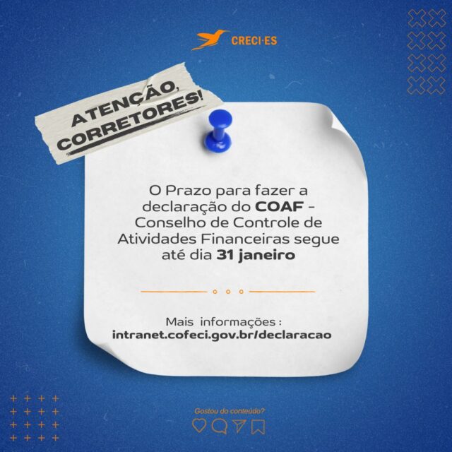 ATENÇÃO, CORRETORES! Atenção, corretores!